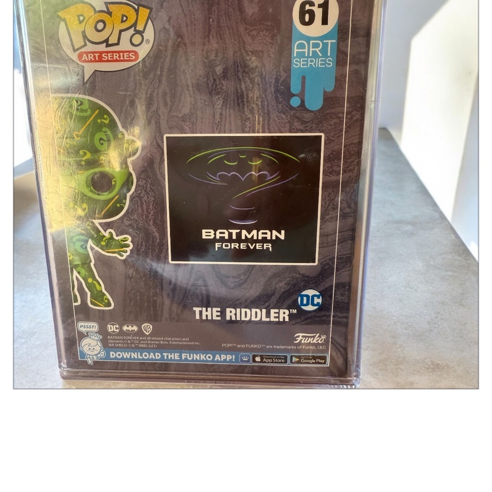 Funko Pop! #61 The Riddler from Batman  Forever Collection​ - Picture 2 of 6